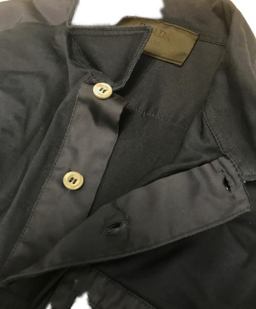PRADA（プラダ）PRADA (プラダ) トライアングルロゴ ポロシャツ ネイビー サイズ:Mの古着・服飾アイテム