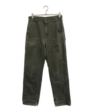 未使用 USA製 カーハート ダブルニー ダック オーバーオール モスグリーン 中古・古着通販】CarHartt (カーハート) ダブルニーダックパンツ モス