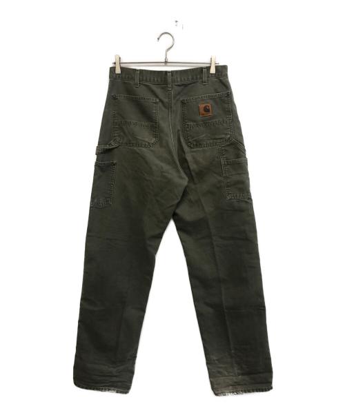 CarHartt（カーハート）CarHartt (カーハート) ダブルニーダックパンツ モスグリーン サイズ:W32×L36の古着・服飾アイテム