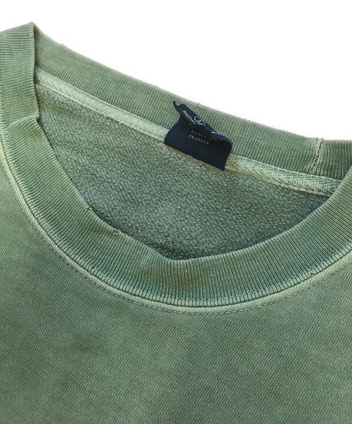 stussy（ステューシー）stussy (ステューシー) カモフラロゴスウェット グリーン サイズ:Mの古着・服飾アイテム
