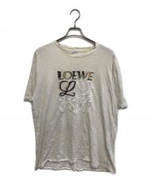 LOEWE（ロエベ）の古着「アナグラム刺繍カットソー」｜ベージュ