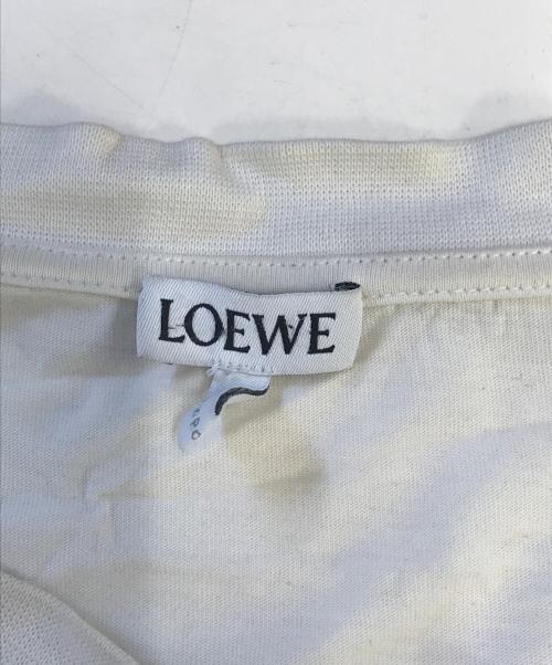 LOEWE（ロエベ）LOEWE (ロエベ) アナグラム刺繍カットソー ベージュ サイズ:XLの古着・服飾アイテム