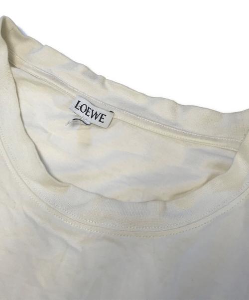 LOEWE（ロエベ）LOEWE (ロエベ) アナグラム刺繍カットソー ベージュ サイズ:XLの古着・服飾アイテム