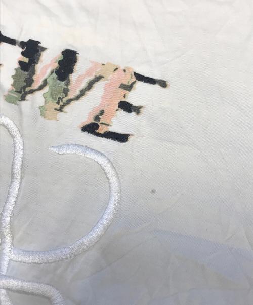 LOEWE（ロエベ）LOEWE (ロエベ) アナグラム刺繍カットソー ベージュ サイズ:XLの古着・服飾アイテム