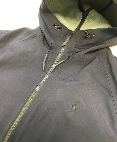 POLO RALPH LAUREN（ポロ・ラルフローレン）POLO RALPH LAUREN (ポロ・ラルフローレン) フーデッドコート ネイビー サイズ:Mの古着・服飾アイテム