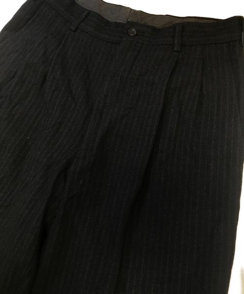 COMME des GARCONS HOMME（コムデギャルソン オム）COMME des GARCONS HOMME (コムデギャルソン オム) ウールスラックス ブラック サイズ:Sの古着・服飾アイテム