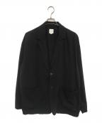 COOTIE PRODUCTIONSクーティープロダクツ）の古着「Garment Dyed Lapel Jacket」｜ブラック