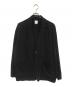 COOTIE PRODUCTIONS（クーティープロダクツ）の古着「Garment Dyed Lapel Jacket」｜ブラック
