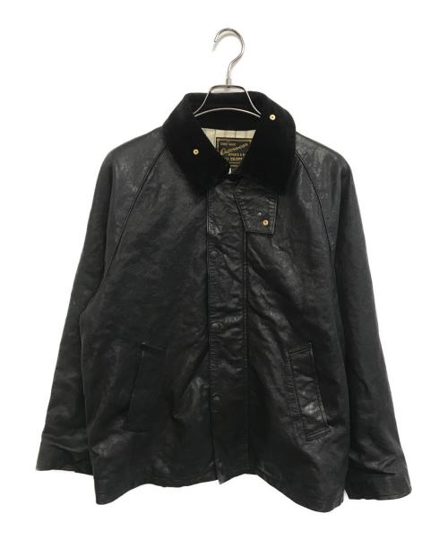 EGO TRIPPING（エゴ トリッピング）EGO TRIPPING (エゴ トリッピング) CARRIER LEATHER JACKET ブラック サイズ:48の古着・服飾アイテム