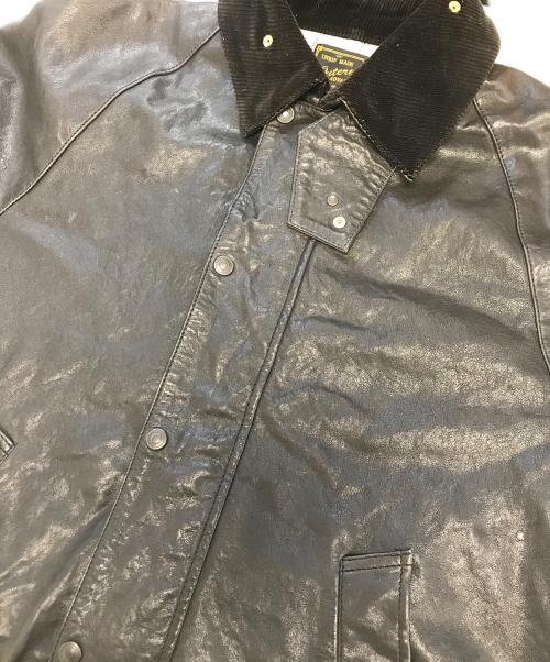 EGO TRIPPING（エゴ トリッピング）EGO TRIPPING (エゴ トリッピング) CARRIER LEATHER JACKET ブラック サイズ:48の古着・服飾アイテム