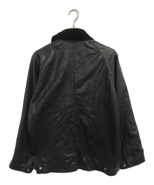 EGO TRIPPING（エゴ トリッピング）EGO TRIPPING (エゴ トリッピング) CARRIER LEATHER JACKET ブラック サイズ:48の古着・服飾アイテム