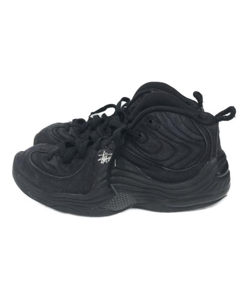 stussy（ステューシー）stussy (ステューシー) NIKE (ナイキ) スニーカー ブラック サイズ:US10/UK9/EUR44/cm28/BR42/CN280(2.5)の古着・服飾アイテム