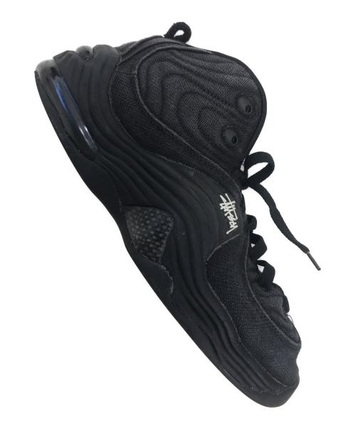 stussy（ステューシー）stussy (ステューシー) NIKE (ナイキ) スニーカー ブラック サイズ:US10/UK9/EUR44/cm28/BR42/CN280(2.5)の古着・服飾アイテム