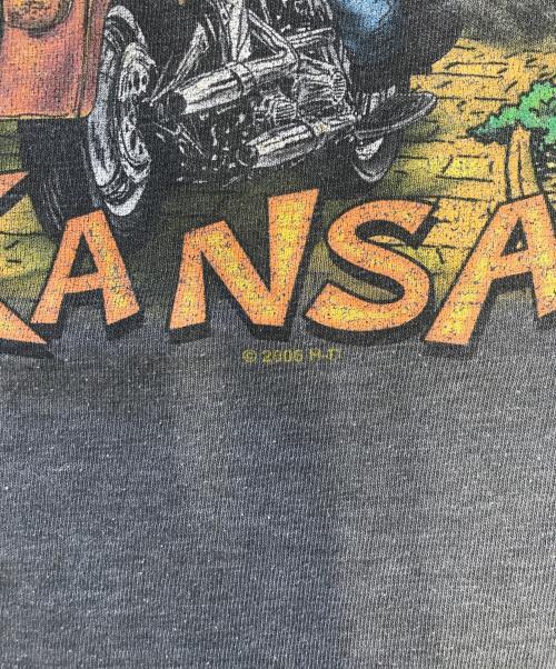 ロングスリーブモーターサイクルTシャツ（ロングスリーブモーターサイクルTシャツ）ロングスリーブモーターサイクルTシャツ (ロングスリーブモーターサイクルTシャツ) 10s HARLEY-DAVIDSON(ハーレーダビッドソン) ロングスリーブモーターサイクルTシャツ グレー サイズ:3XLの古着・服飾アイテム