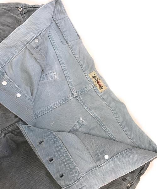 stussy（ステューシー）stussy (ステューシー) Spray Dye Big OL Short ブラック サイズ:36の古着・服飾アイテム