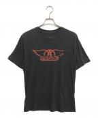 バンドTシャツバンドTシャツ）の古着「aero smith(エアロスミス) バンドTシャツ」｜ブラック