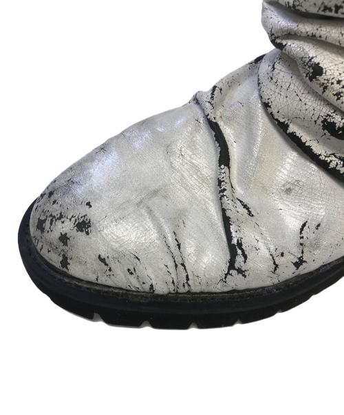 MAISON SPECIAL（メゾンスペシャル）MAISON SPECIAL (メゾンスペシャル) Gather Loose Long Boots ホワイト サイズ:27 1/2の古着・服飾アイテム