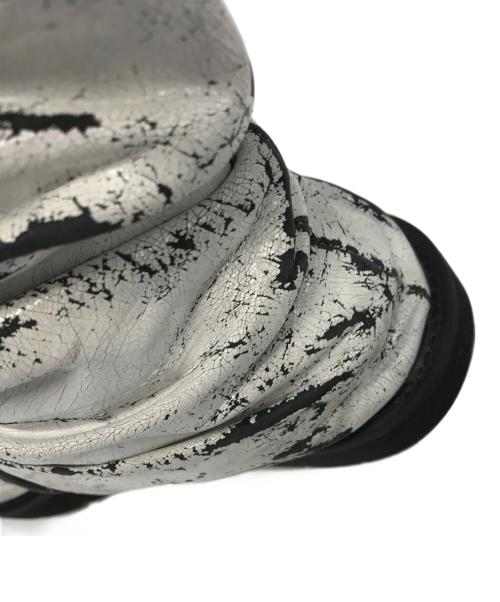 MAISON SPECIAL（メゾンスペシャル）MAISON SPECIAL (メゾンスペシャル) Gather Loose Long Boots ホワイト サイズ:27 1/2の古着・服飾アイテム