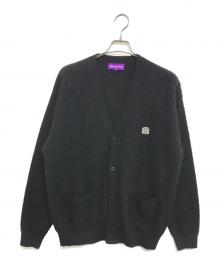 BlackEyePatch（ブラックアイパッチ）の古着「OG LABEL MOHAIR CARDIGAN」｜ブラック