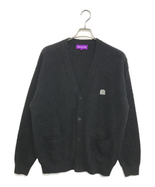 BlackEyePatch（ブラックアイパッチ）BlackEyePatch (ブラックアイパッチ) OG LABEL MOHAIR CARDIGAN ブラック サイズ:Mの古着・服飾アイテム