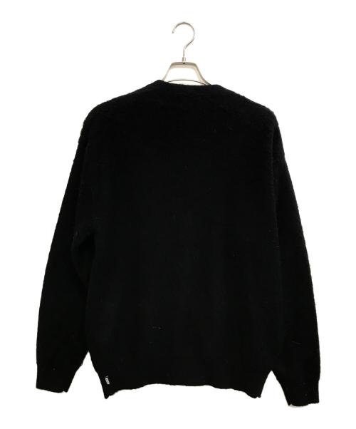 BlackEyePatch（ブラックアイパッチ）BlackEyePatch (ブラックアイパッチ) OG LABEL MOHAIR CARDIGAN ブラック サイズ:Mの古着・服飾アイテム