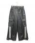 adidas（アディダス）の古着「VINTAGE FAKE LEATHER PANTS」｜ブラック
