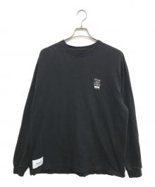 WTAPS（ダブルタップス）の古着「コットンジャージーロングスリーブTシャツ」｜ブラック