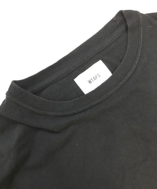 WTAPS（ダブルタップス）WTAPS (ダブルタップス) コットンジャージーロングスリーブTシャツ ブラック サイズ:SIZE02の古着・服飾アイテム