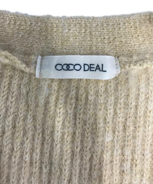 COCODEAL（ココディール）COCODEAL (ココディール) ロップドニット×メローティアードキャミワンピース ベージュ サイズ:2の古着・服飾アイテム
