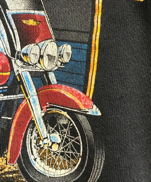 HARLEY-DAVIDSON（ハーレーダビッドソン）HARLEY-DAVIDSON (ハーレーダビッドソン) プリントスウェット ブラック サイズ:XLの古着・服飾アイテム