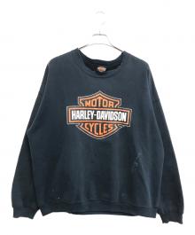 HARLEY-DAVIDSON（ハーレーダビッドソン）の古着「プリントスウェット」｜ブラック
