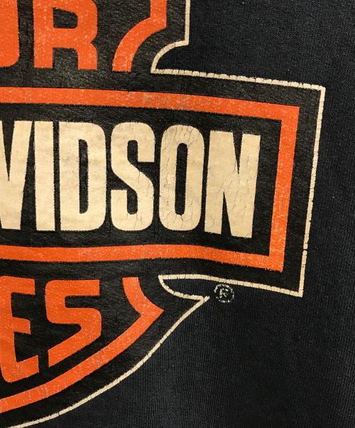 HARLEY-DAVIDSON（ハーレーダビッドソン）HARLEY-DAVIDSON (ハーレーダビッドソン) プリントスウェット ブラック サイズ:XLの古着・服飾アイテム