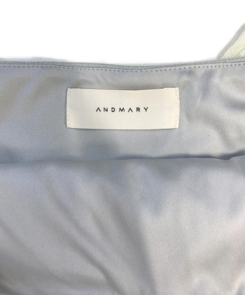 ANDMARY（アンドマリー）ANDMARY (アンドマリー) Paula lacey chiffon tops ベージュ サイズ:FREEの古着・服飾アイテム