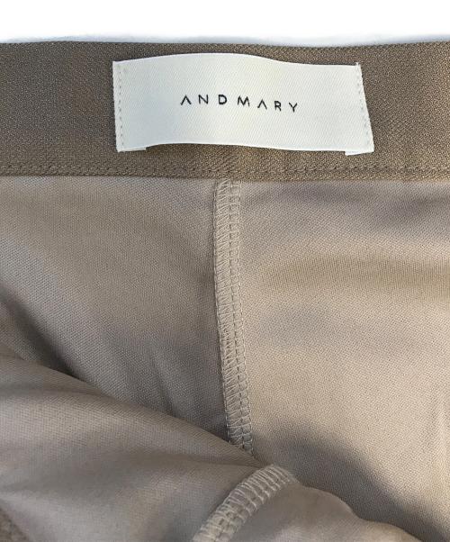 ANDMARY（アンドマリー）ANDMARY (アンドマリー) Valentine ribbon mini skirt ブラウン サイズ:Mの古着・服飾アイテム