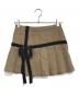 ANDMARY（アンドマリー）の古着「Valentine ribbon mini skirt」｜ブラウン