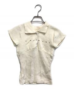 中古・古着通販】ANDMARY (アンドマリー) Dorothy heart tops ベージュ