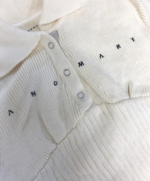 ANDMARY（アンドマリー）ANDMARY (アンドマリー) Lindsay logo tops ベージュ サイズ:FREEの古着・服飾アイテム