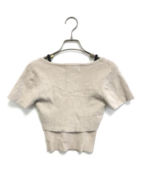 ANDMARY（アンドマリー）ANDMARY (アンドマリー) Natalie ribbon set beige ベージュ サイズ:FREEの古着・服飾アイテム