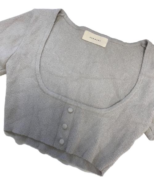 ANDMARY（アンドマリー）ANDMARY (アンドマリー) Natalie ribbon set beige ベージュ サイズ:FREEの古着・服飾アイテム