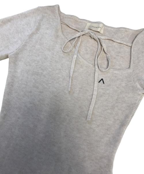 ANDMARY（アンドマリー）ANDMARY (アンドマリー) Flora Knit tops ベージュ サイズ:Fの古着・服飾アイテム
