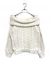 ANDMARY（アンドマリー）の古着「Kiki cable loose knit.」｜ホワイト