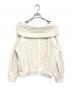 ANDMARY (アンドマリー) Kiki cable loose knit. ホワイト サイズ:Free：6000円