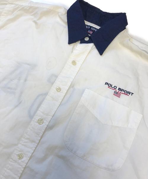 POLO SPORT（ポロスポーツ）POLO SPORT (ポロスポーツ) シャツ ホワイト サイズ:Mの古着・服飾アイテム