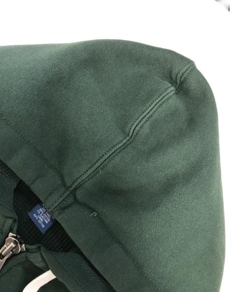 POLO RALPH LAUREN（ポロ・ラルフローレン）POLO RALPH LAUREN (ポロ・ラルフローレン) 裏サーマルジップパーカー グリーン サイズ:XLの古着・服飾アイテム