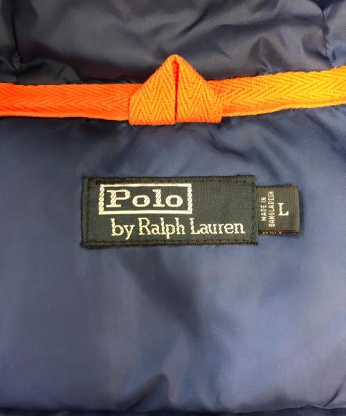 POLO RALPH LAUREN（ポロ・ラルフローレン）POLO RALPH LAUREN (ポロ・ラルフローレン) ダウンジャケット オレンジ サイズ:Lの古着・服飾アイテム