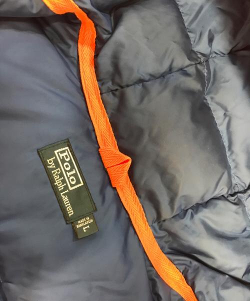 POLO RALPH LAUREN（ポロ・ラルフローレン）POLO RALPH LAUREN (ポロ・ラルフローレン) ダウンジャケット オレンジ サイズ:Lの古着・服飾アイテム