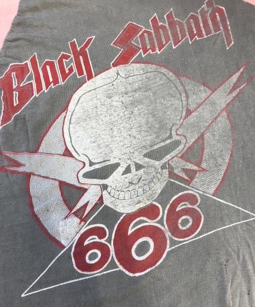 バンドラグランカットソー（バンドラグランカットソー）バンドラグランカットソー (バンドラグランカットソー) black sabbath(ブラックサバス) バンドラグランカットソー グレー サイズ:表記なしの古着・服飾アイテム
