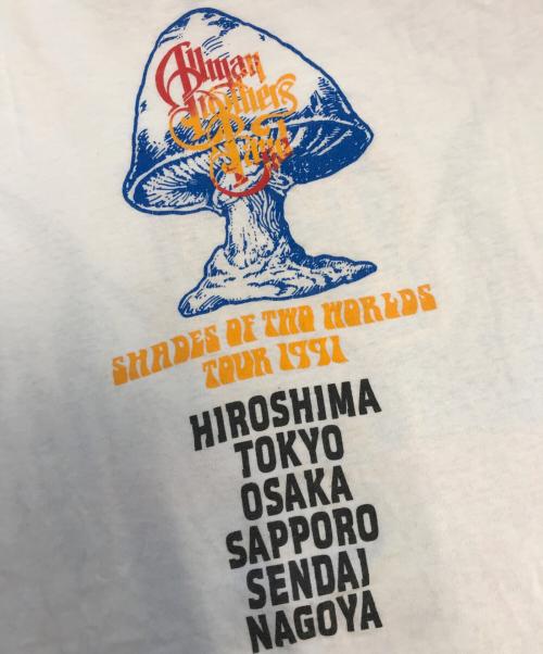 バンドTシャツ（バンドTシャツ）バンドTシャツ (バンドTシャツ) 90s Allman Brothers Band(オールマン・ブラザーズ・バンド) バンドTシャツ ホワイト サイズ:Lの古着・服飾アイテム