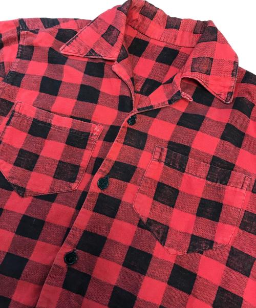 VINTAGE（ヴィンテージ）VINTAGE (ヴィンテージ) バッファローチェックシャツ レッド サイズ:表記なしの古着・服飾アイテム