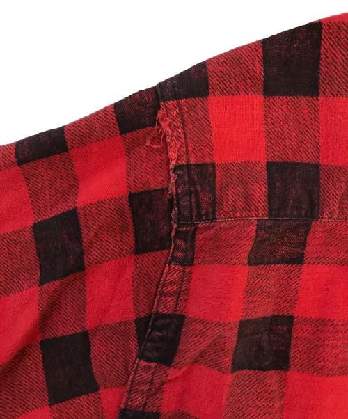 VINTAGE（ヴィンテージ）VINTAGE (ヴィンテージ) バッファローチェックシャツ レッド サイズ:表記なしの古着・服飾アイテム